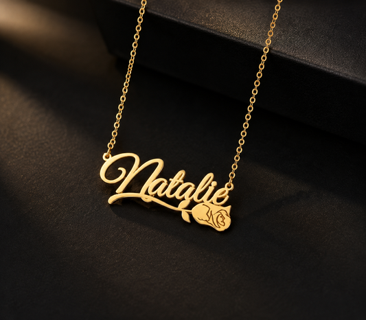 Gold Brass Necklace For Women Gew Elegant Plated Design Pendant Stylish Daily Wear Gift