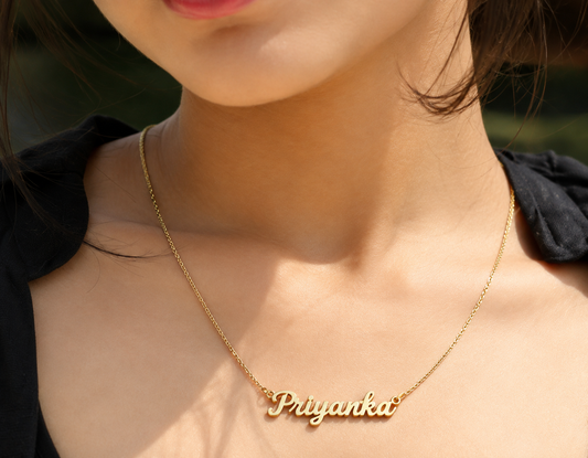 Gold Brass Necklace For Women Auxhkd Elegant Plated Design Pendant Stylish Daily Wear Gift