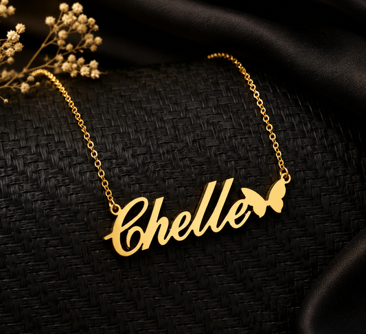 Gold Brass Ethnic Necklace For Women Elegant Plated Design Pendant Stylish Daily Wear Gift