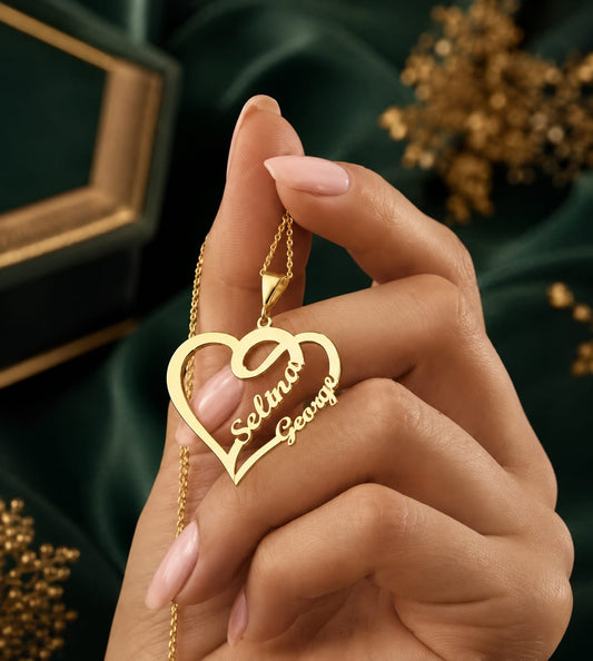 Gold Brass Necklace For Women Elegant Plated Design Pendant Stylish Daily Wear Gift Girls