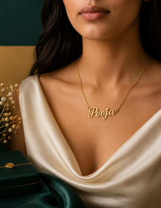 Gold Brass Necklace For Women Asfp Elegant Plated Design Pendant Stylish Daily Wear Gift