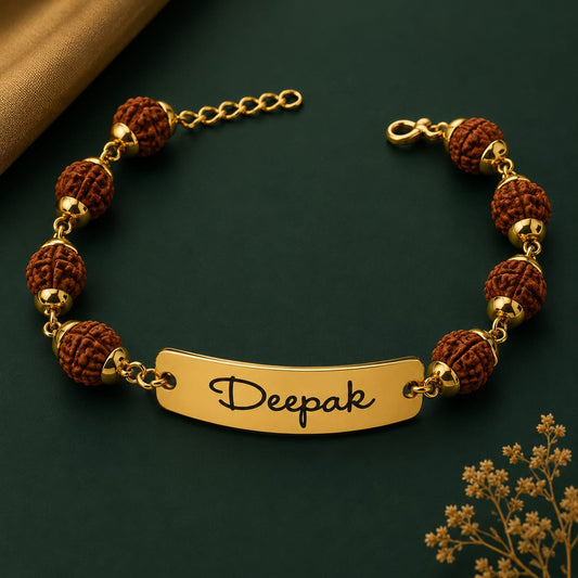 Gold Brass Western Casual Bracelet For Unisex Yvb Elegant Plated Design Kada Stylish Daily