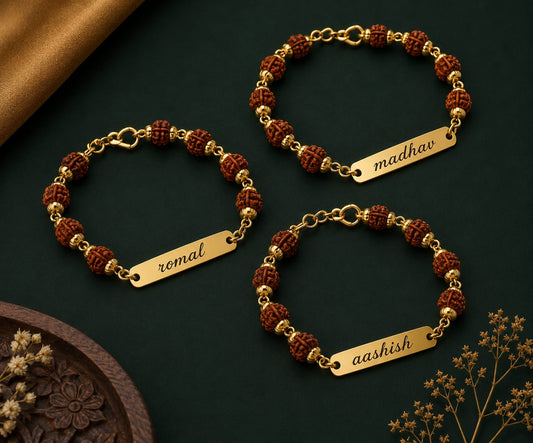 Gold Brass Western Casual Bracelet For Unisex Asftu Elegant Plated Design Kada Stylish Daily