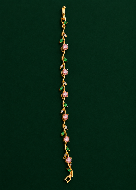 Women Designer Gold Plated Bracelet | Stylish Fashion Jewellery Bracelet for Women and Girls