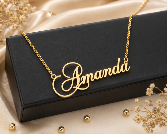 Gold Brass Ethnic Casual Necklace For Women Elegant Plated Design Pendant Stylish Daily Wear