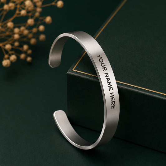Silver Brass Western Casual Bracelet For Unisex Asfcfh Elegant Plated Design Kada Stylish Daily