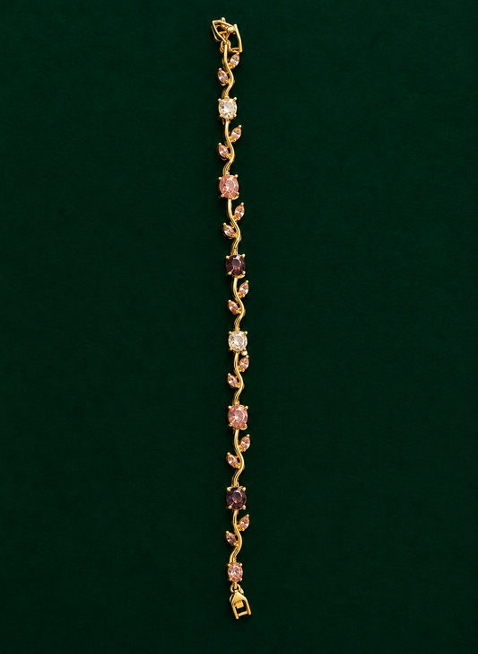 Women Designer Gold Plated Bracelet | Stylish Fashion Jewellery Bracelet for Women and Girls